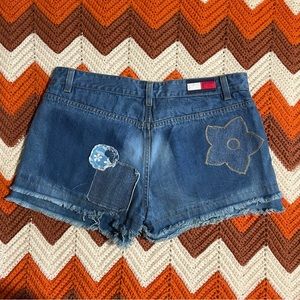 Tommy girl Y2K flower Jean very short shorts